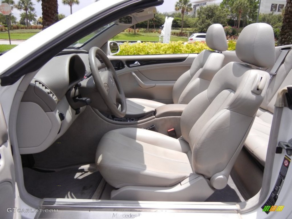 Ash Interior 2000 Mercedes-Benz CLK 430 Cabriolet Photo #52413435