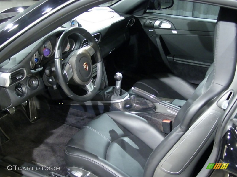 2007 911 Turbo Coupe - Black / Black photo #6