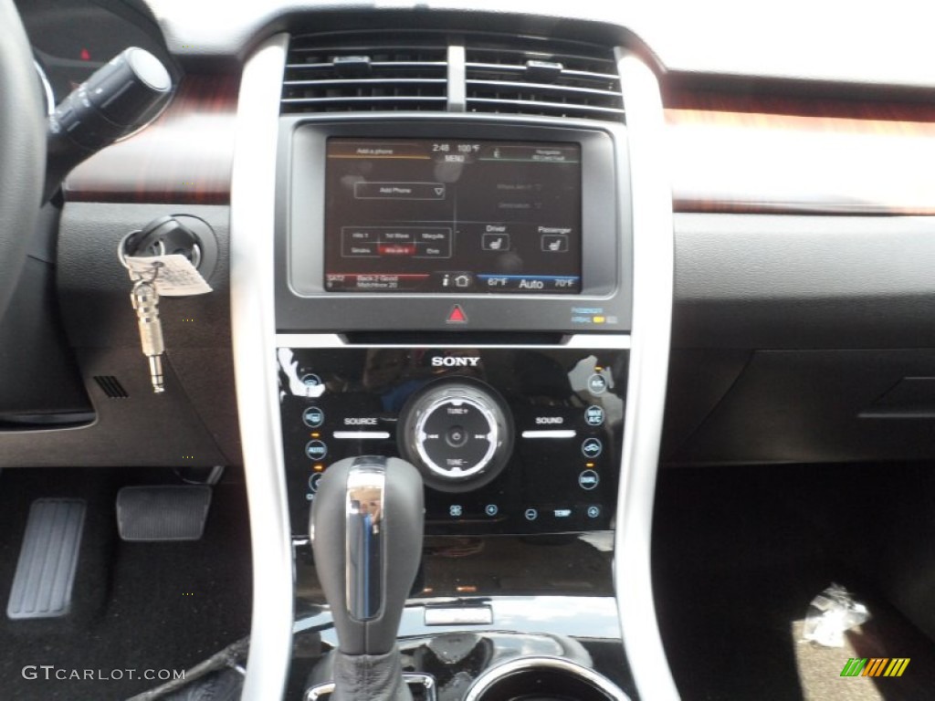 2011 Ford Edge Limited Charcoal Black Dashboard Photo #52415235