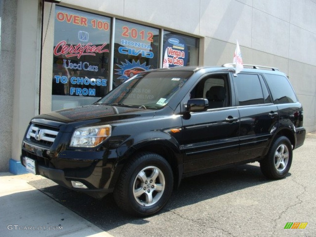 2007 Pilot EX 4WD - Formal Black / Gray photo #1