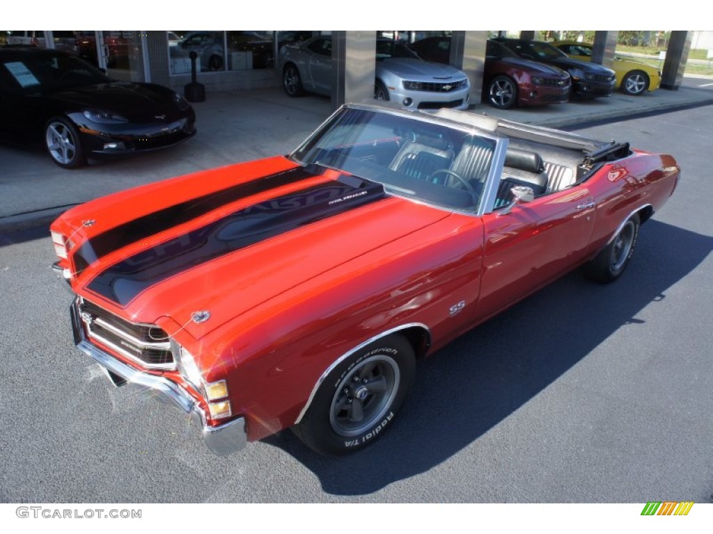 Cranberry Red 1971 Chevrolet Chevelle SS 454 Convertible Exterior Photo #52416030