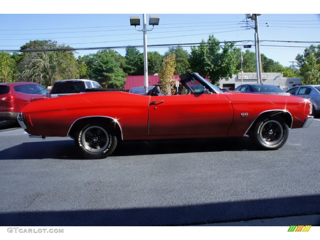 Cranberry Red 1971 Chevrolet Chevelle SS 454 Convertible Exterior Photo #52416075