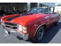 1971 Cranberry Red Chevrolet Chevelle SS 454 Convertible  photo #10
