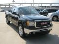 2011 Onyx Black GMC Sierra 1500 SLT Extended Cab 4x4  photo #7