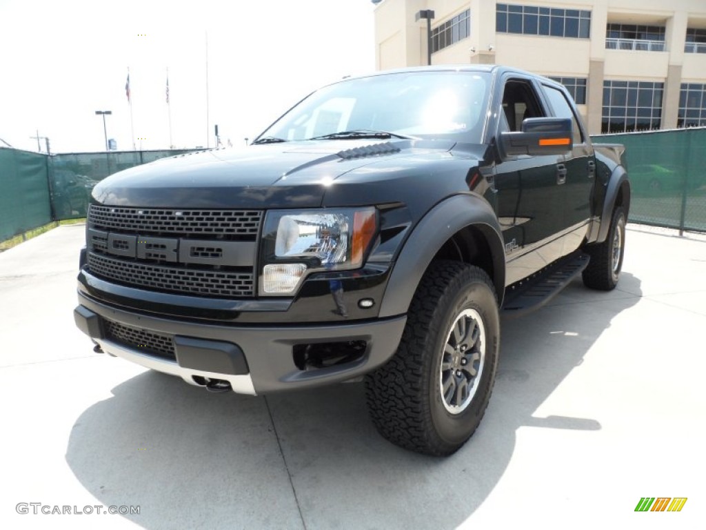 Ebony Black 2011 Ford F150 SVT Raptor SuperCrew 4x4 Exterior Photo #52416693