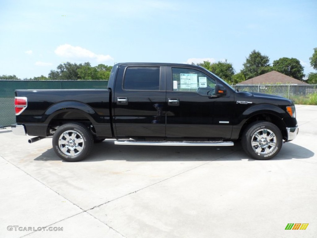 2011 F150 Texas Edition SuperCrew - Ebony Black / Steel Gray photo #2