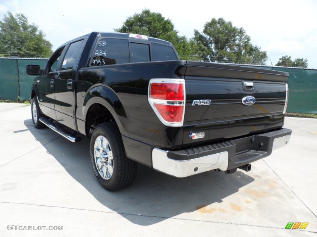 2011 F150 Texas Edition SuperCrew - Ebony Black / Steel Gray photo #5