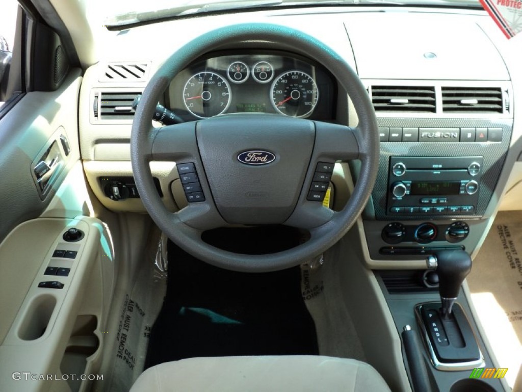 2008 Ford Fusion SE V6 AWD Camel Dashboard Photo #52417980