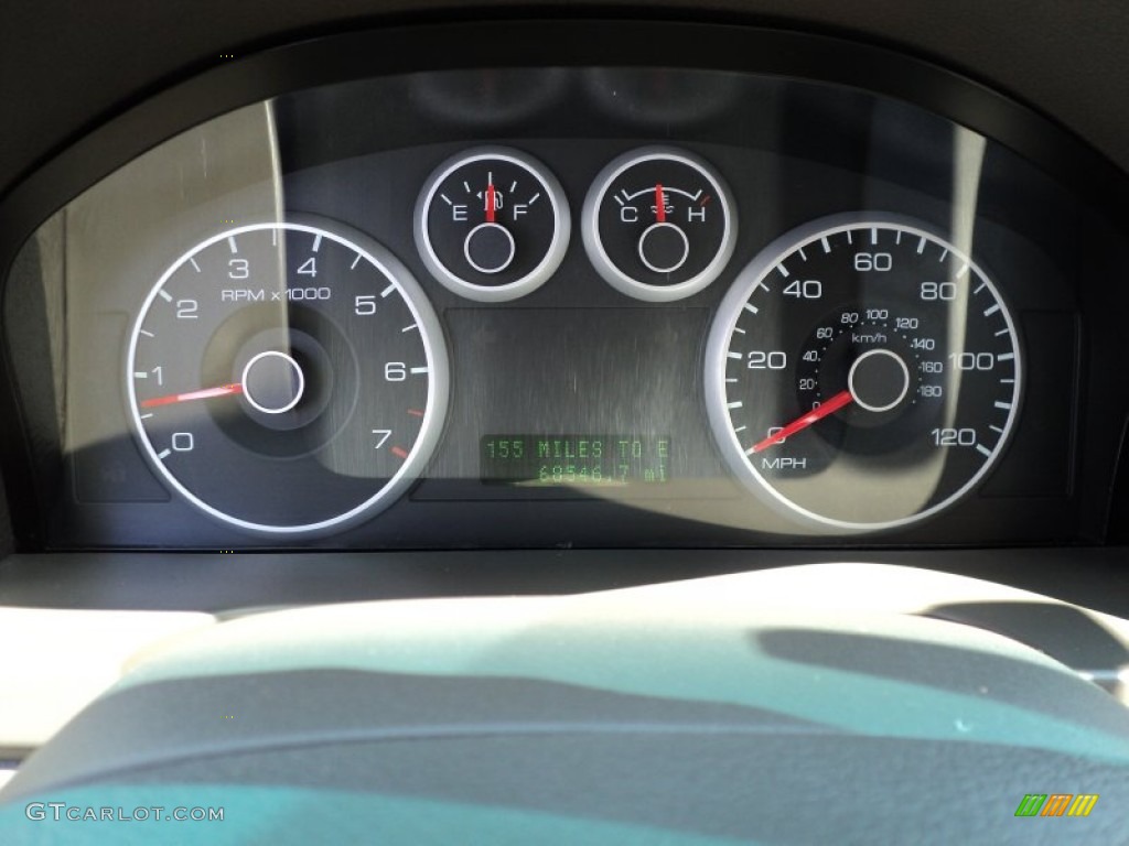 2008 Fusion SE V6 AWD - Black Ebony / Camel photo #35