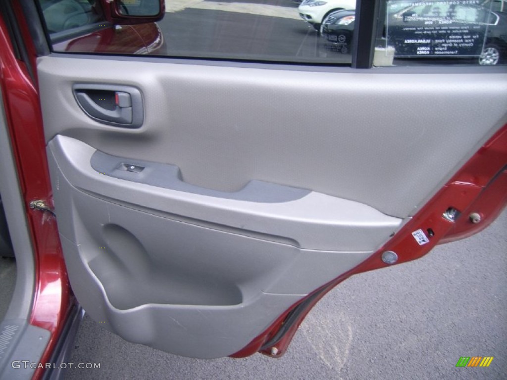 2002 Hyundai Santa Fe GLS Gray Door Panel Photo #52418541