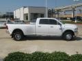 2011 Bright White Dodge Ram 3500 HD Laramie Crew Cab 4x4 Dually  photo #6