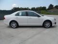 2012 White Suede Ford Fusion S  photo #2