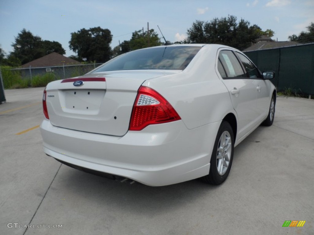 White Suede 2012 Ford Fusion S Exterior Photo #52419978