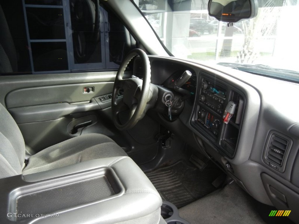 2006 Silverado 1500 LS Crew Cab - Blue Granite Metallic / Dark Charcoal photo #5