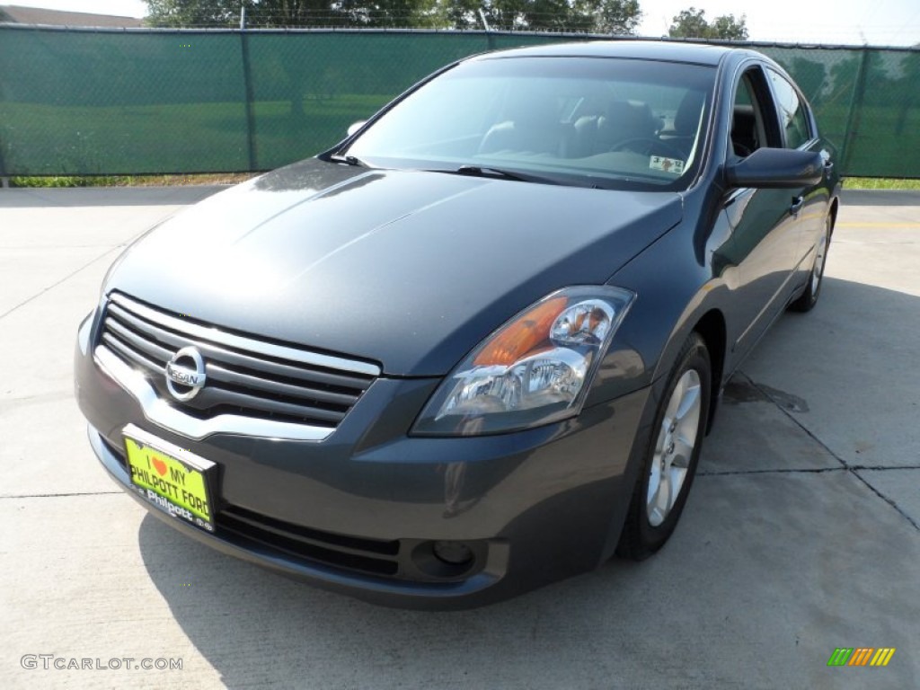 2008 Altima 2.5 S - Dark Slate Metallic / Charcoal photo #7