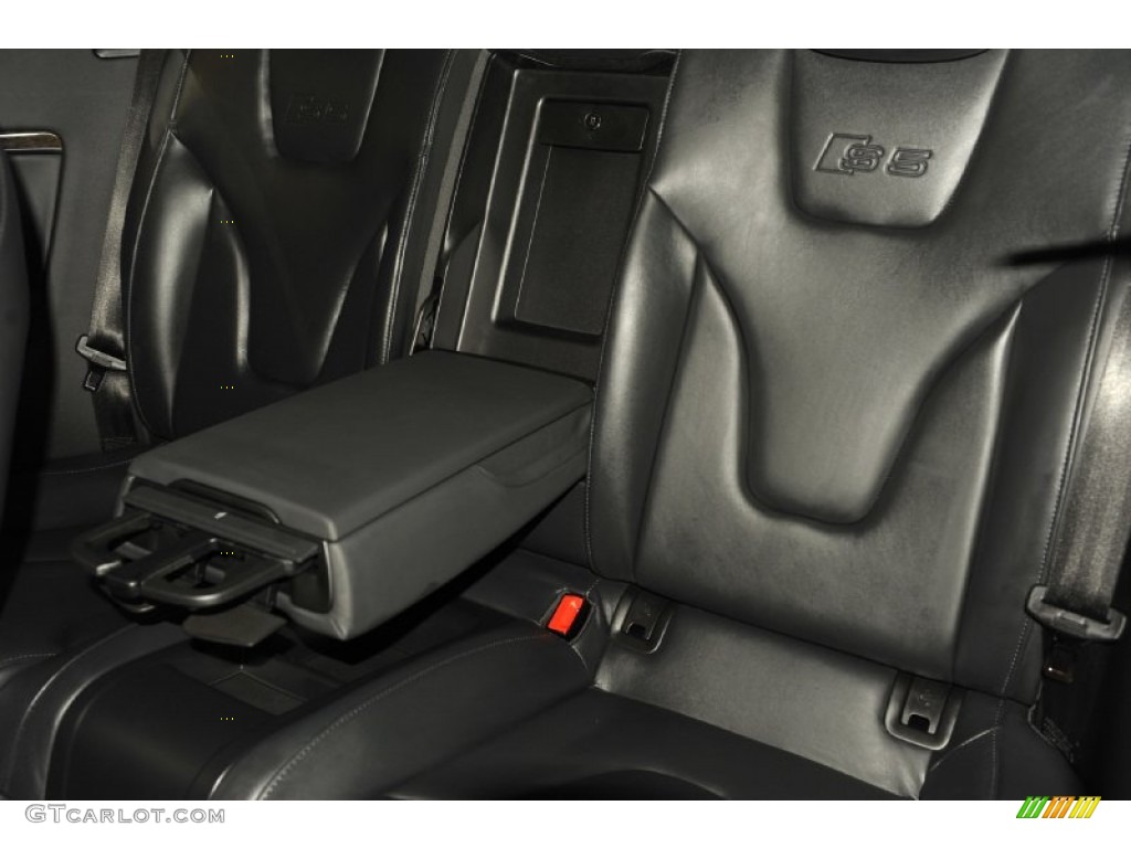 Black Silk Nappa Leather Interior 2010 Audi S5 4.2 FSI quattro Coupe Photo #52421499