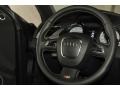 Black Silk Nappa Leather Steering Wheel Photo for 2010 Audi S5 #52421559