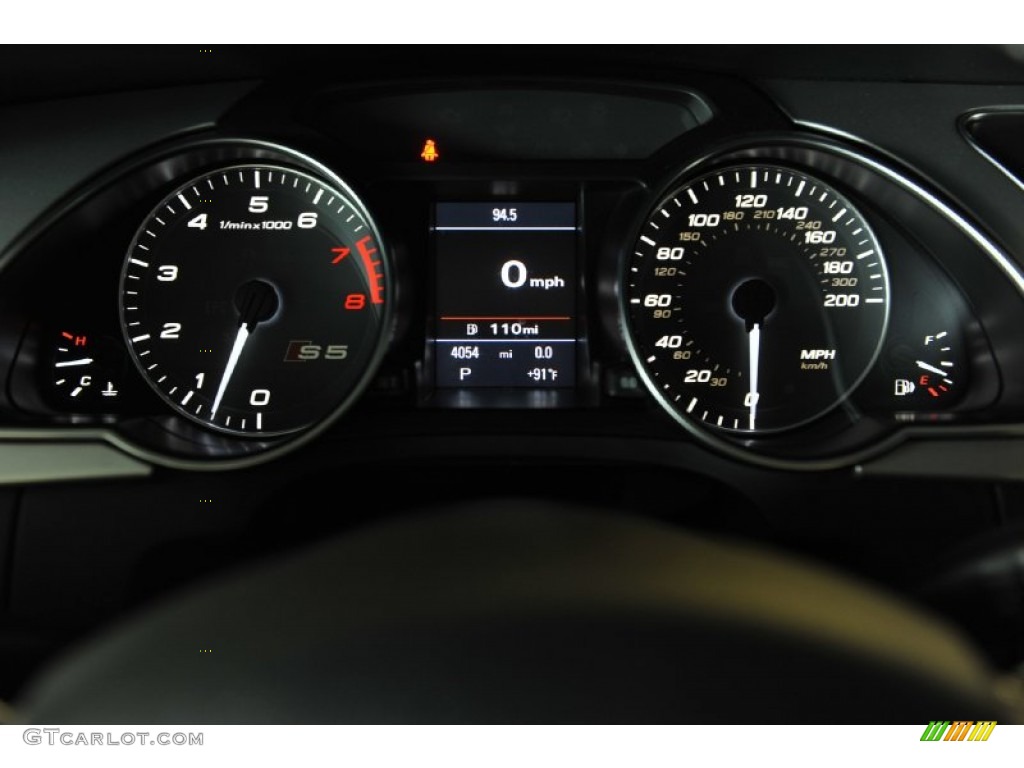2010 Audi S5 4.2 FSI quattro Coupe Gauges Photo #52421679