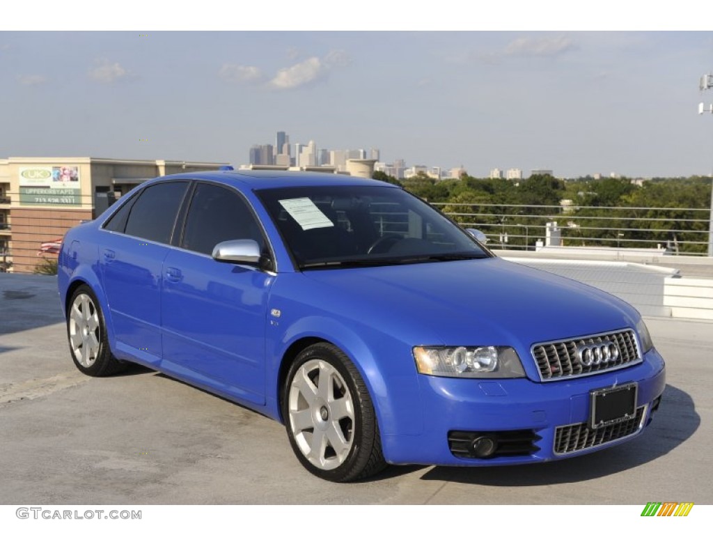 Nogaro Blue 2004 Audi S4 4.2 quattro Sedan Exterior Photo #52421694