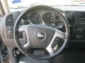 Ebony Black 2007 Chevrolet Silverado 1500 LT Crew Cab Steering Wheel