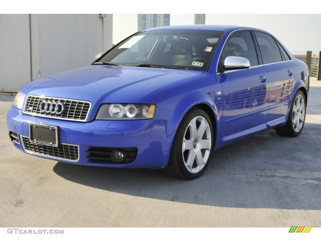 Nogaro Blue 2004 Audi S4 4.2 quattro Sedan Exterior Photo #52421718