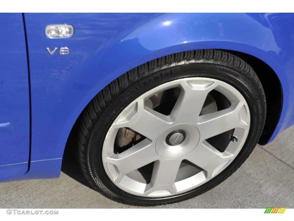 2004 S4 4.2 quattro Sedan - Nogaro Blue / Black/Blue photo #10