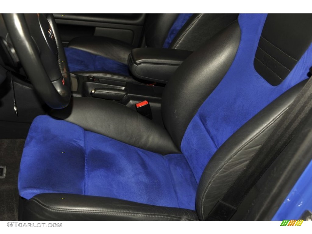 Black/Blue Interior 2004 Audi S4 4.2 quattro Sedan Photo #52421856