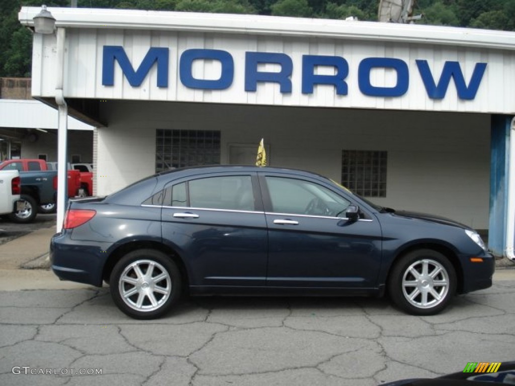 2008 Sebring Limited AWD Sedan - Modern Blue Pearl / Dark Slate Gray/Light Slate Gray photo #1