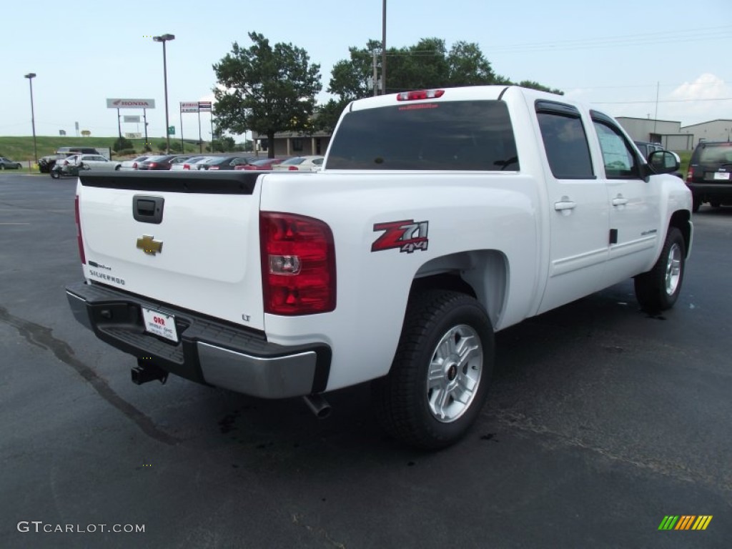 2011 Silverado 1500 LT Crew Cab 4x4 - Summit White / Light Titanium/Ebony photo #5