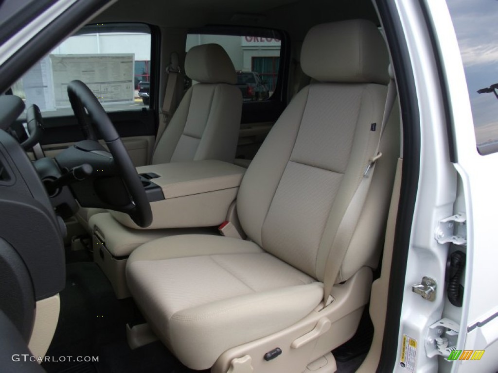 2011 Silverado 1500 LT Crew Cab 4x4 - White Diamond Tricoat / Light Cashmere/Ebony photo #13