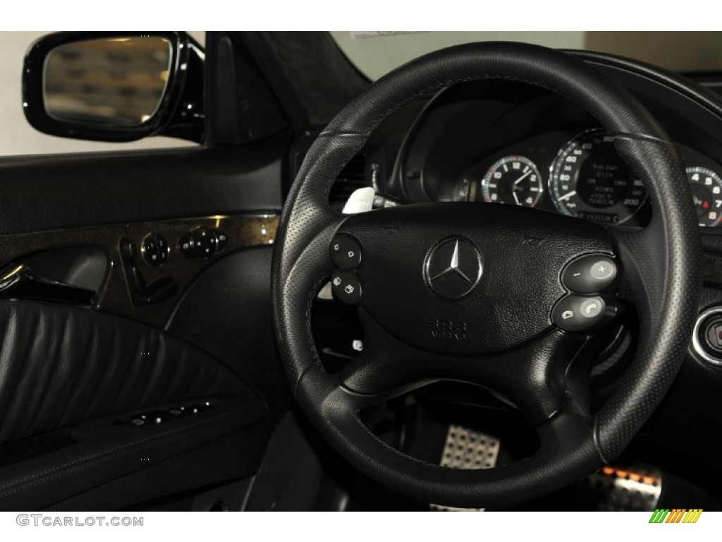 2008 E 63 AMG Sedan - Black / Black photo #40