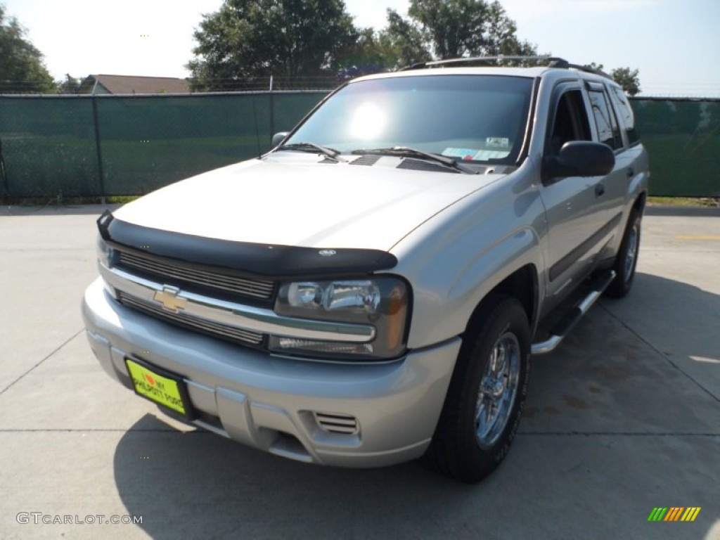 2005 TrailBlazer LS 4x4 - Silverstone Metallic / Light Gray photo #7