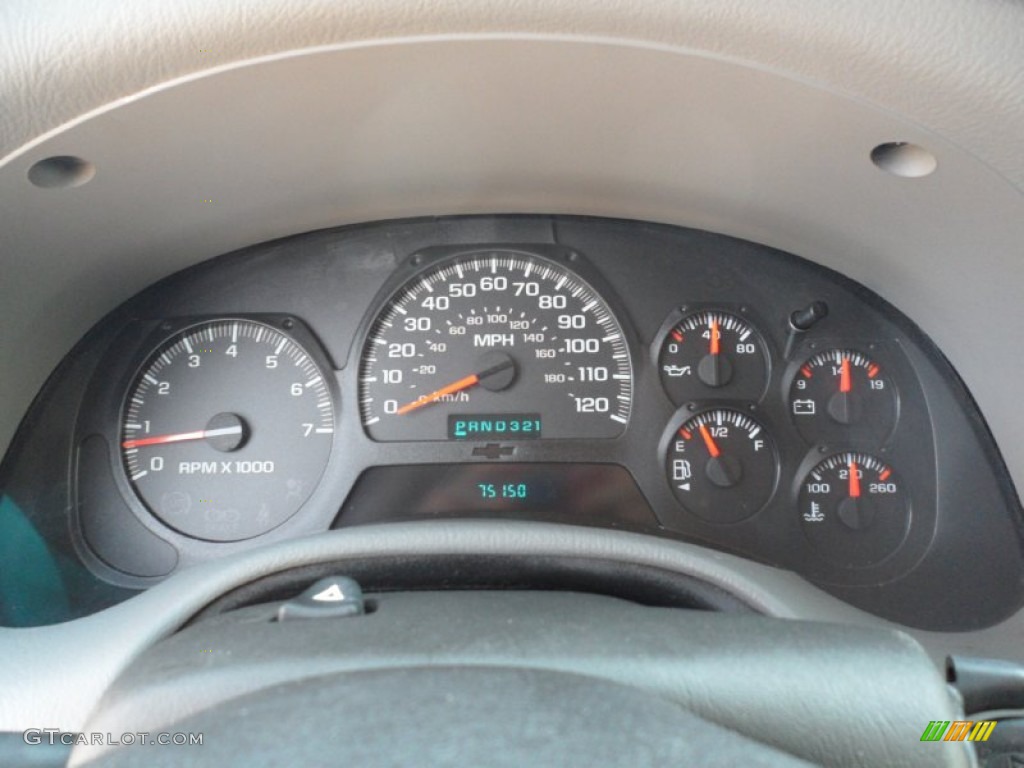 2005 TrailBlazer LS 4x4 - Silverstone Metallic / Light Gray photo #46