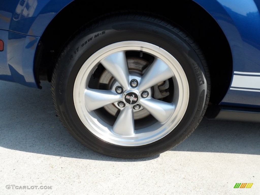 2008 Mustang V6 Deluxe Coupe - Vista Blue Metallic / Light Graphite photo #14