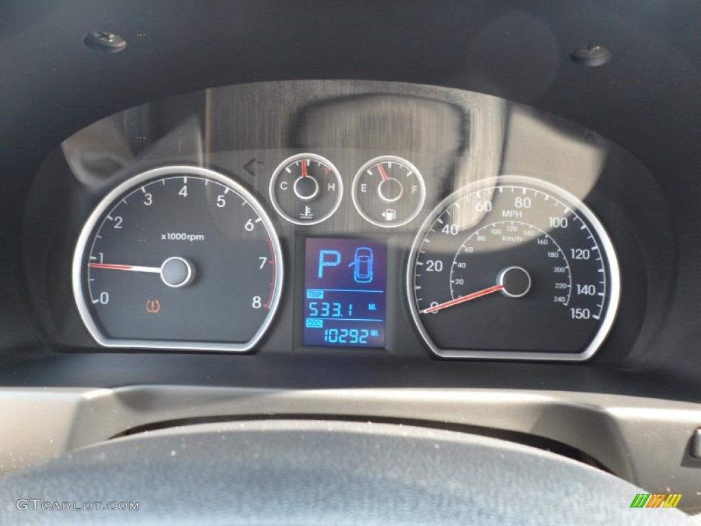 2010 Hyundai Elantra Touring GLS Gauges Photo #52425576