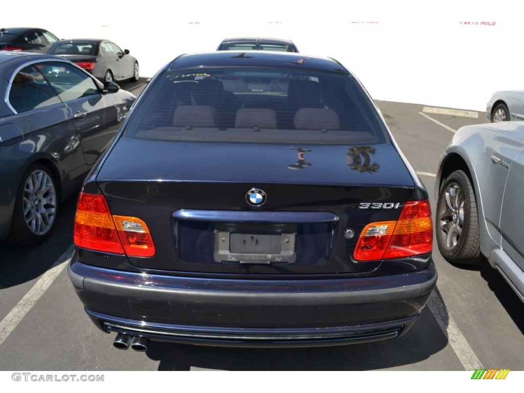 2003 3 Series 330i Sedan - Orient Blue Metallic / Sand photo #6