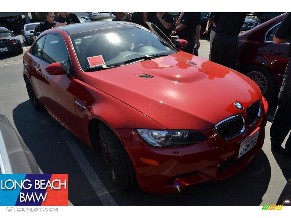 2008 M3 Coupe - Melbourne Red Metallic / Black photo #1