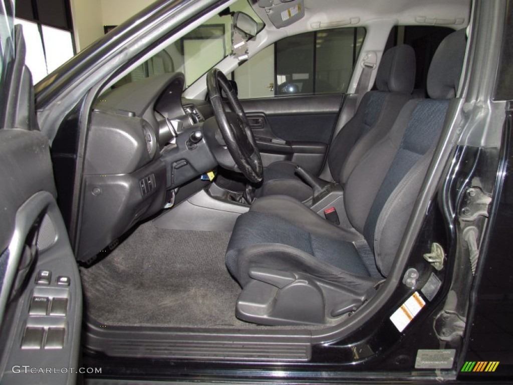 Black Interior 2002 Subaru Impreza WRX Sedan Photo #52426665