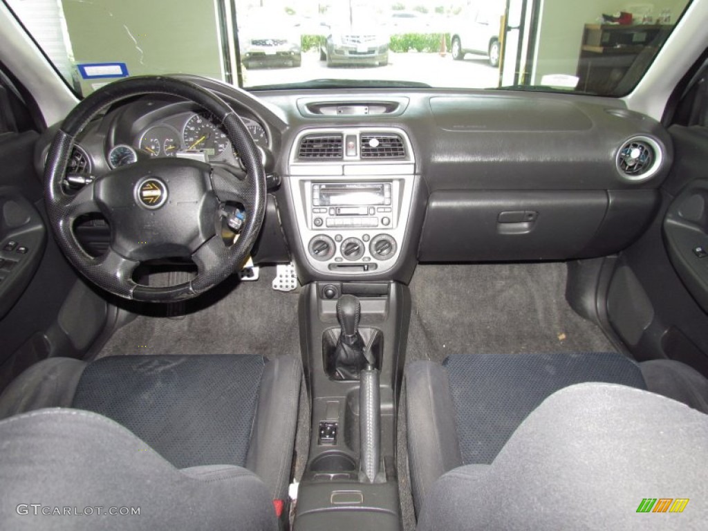 2002 Subaru Impreza WRX Sedan Black Dashboard Photo #52426695