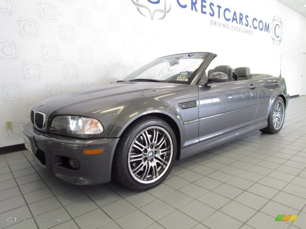 2002 M3 Convertible - Steel Grey Metallic / Grey photo #7