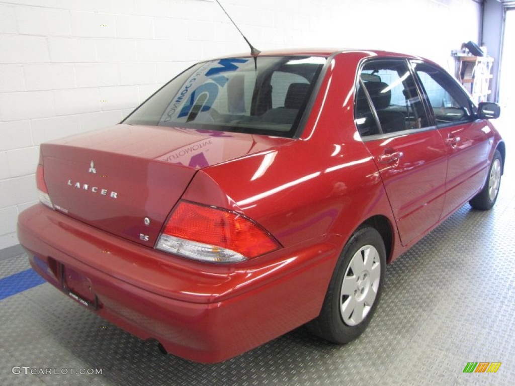 2003 Lancer ES - Rio Red Pearl / Gray photo #4