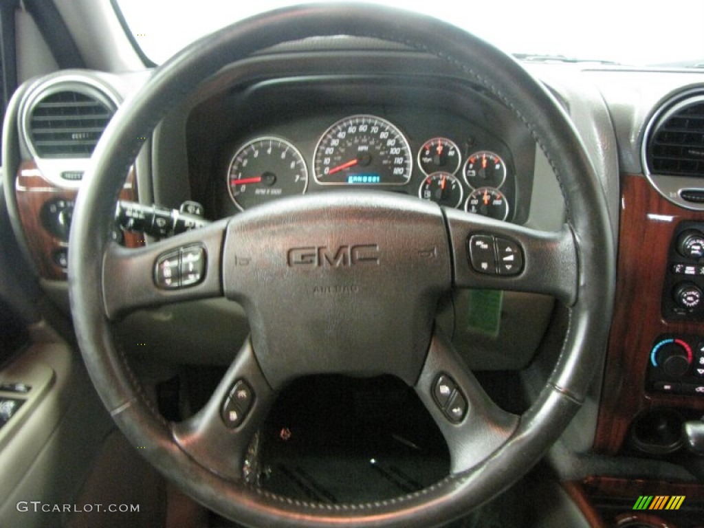 2003 GMC Envoy XL SLT Medium Pewter Steering Wheel Photo #52427556