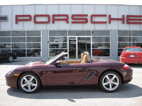 2007 Boxster  - Carmona Red Metallic / Sand Beige photo #2