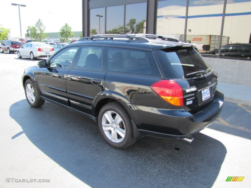 2005 Outback 2.5XT Limited Wagon - Obsidian Black Pearl / Taupe photo #28