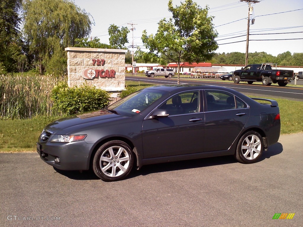 2005 TSX Sedan - Carbon Gray Pearl / Ebony photo #1