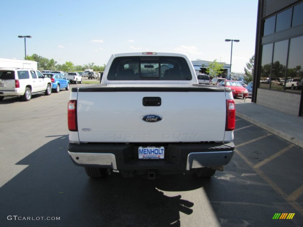 2010 F350 Super Duty Lariat Crew Cab 4x4 - Oxford White / Ebony photo #31