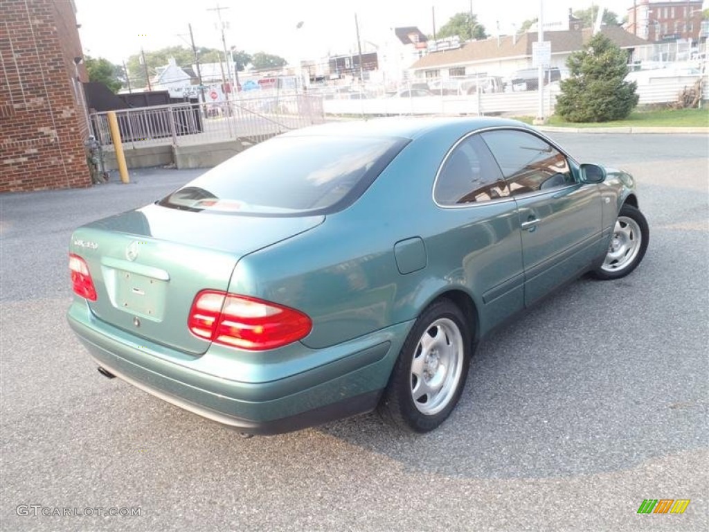 1999 CLK 320 Coupe - Mineral Green Metallic / Ash photo #4