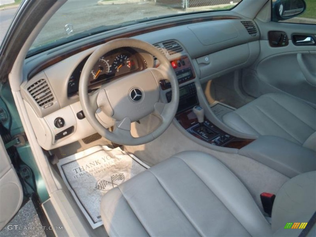 1999 CLK 320 Coupe - Mineral Green Metallic / Ash photo #5