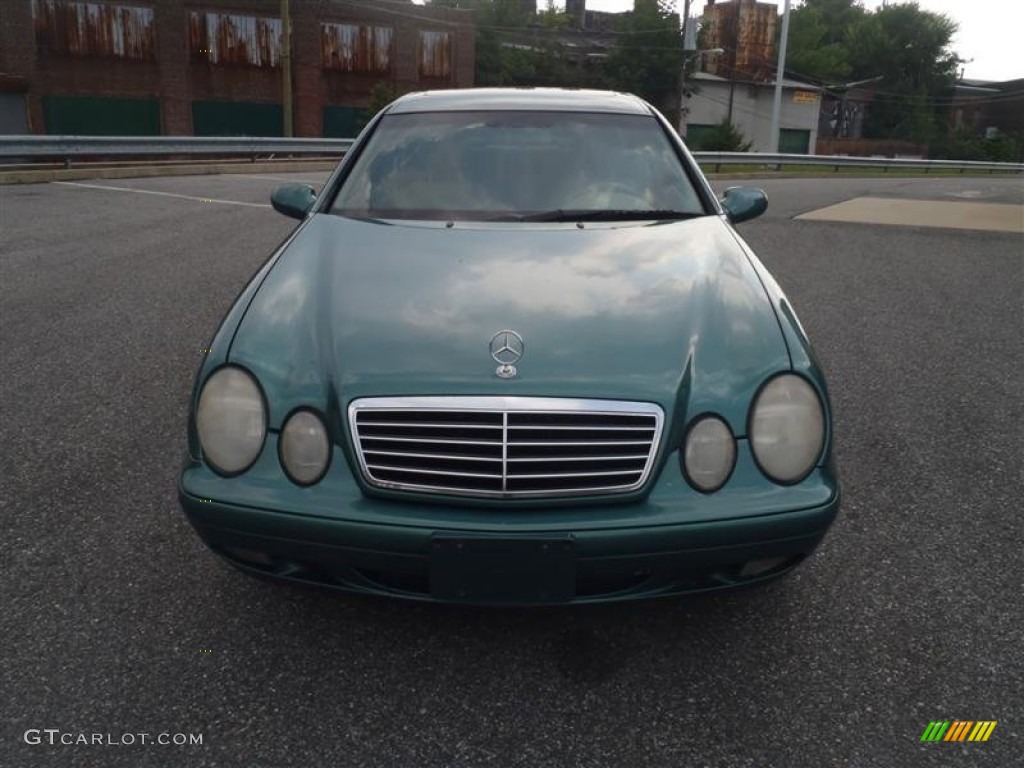 1999 CLK 320 Coupe - Mineral Green Metallic / Ash photo #10