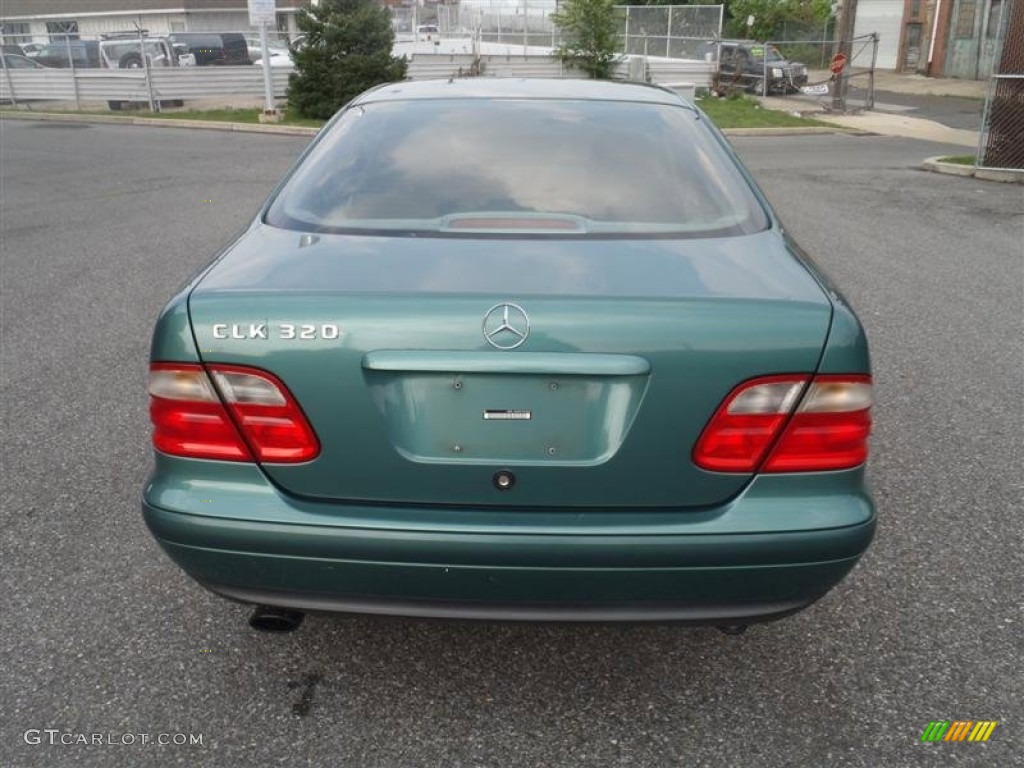 1999 CLK 320 Coupe - Mineral Green Metallic / Ash photo #12
